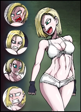 Androide 18 en Isla Monstruo
